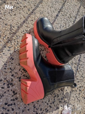 Боти, нови, висококачествена еко кожа, размер 37, снимка 10 - Дамски боти - 42714553