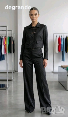 Дамски комплект Gucci/БЕЖАВО И ЧЕРНО/, снимка 3 - Комплекти - 51198688