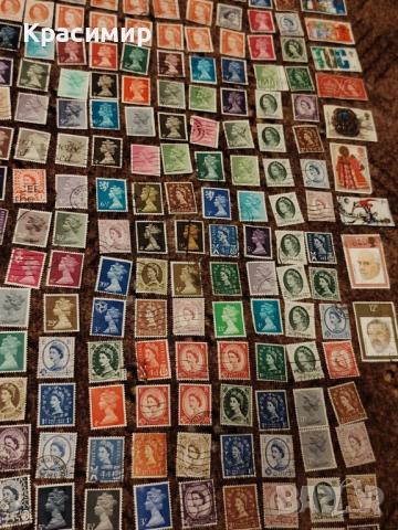 Винтидж ПОЩЕНСКИ марки Елизабет , снимка 11 - Филателия - 52938642