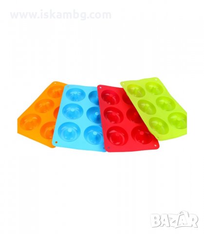 СИЛИКОНОВАТА ФОРМА С 6 ГНЕЗДА ЗА ПОНИЧКИ, ПОДХОДЯЩА ЗА ПЕЧЕНЕ И ЗАМРАЗЯВАНЕ - код 2889, снимка 8 - Форми - 33910596