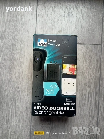 Смарт видео домофон LSC Smart Connect Video Doorbell 1296P HD
