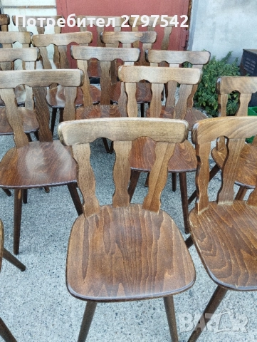 Дървени столове А131, снимка 2 - Столове - 51582858