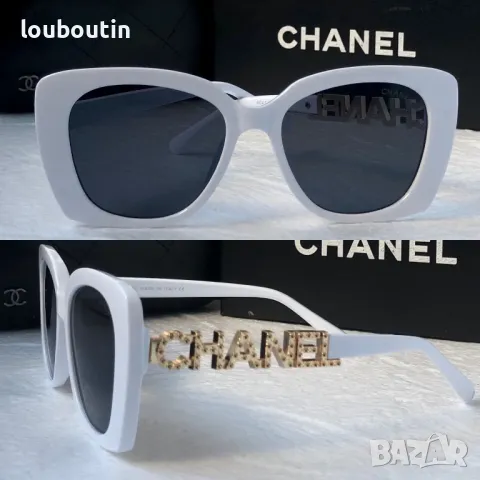 CH 2024 дамски слънчеви очила котка бели черни, снимка 4 - Слънчеви и диоптрични очила - 47779397