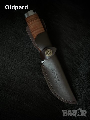 Ловен, кемпинг нож Oldpard Hunter classic - San Mai VG-10 Damascus, снимка 5 - Ножове - 39282841