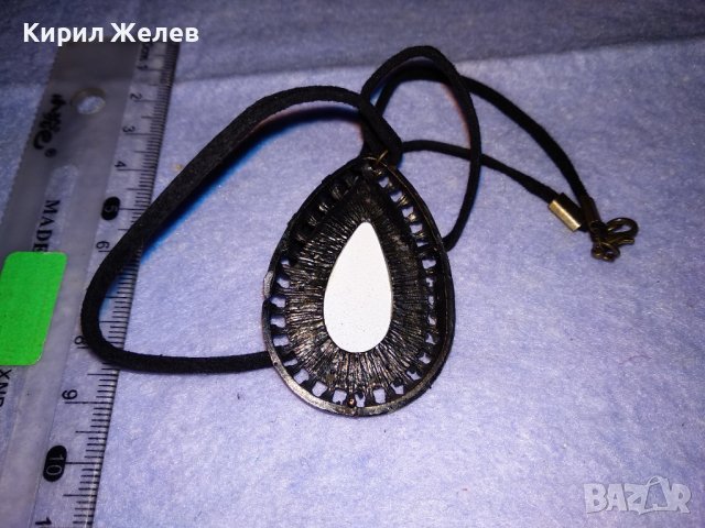 ФЛОРАЛЕН АЖУРЕН КРИСТАЛЕН ВИНТИДЖ - АРТ ПЕНДАНТ КОЛИЕ МЕДАЛЬОН 27361, снимка 4 - Колиета, медальони, синджири - 39141685