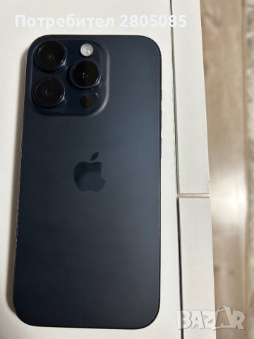 Iphone 15 pro 256Gb titanium blue, снимка 2 - Apple iPhone - 44501445