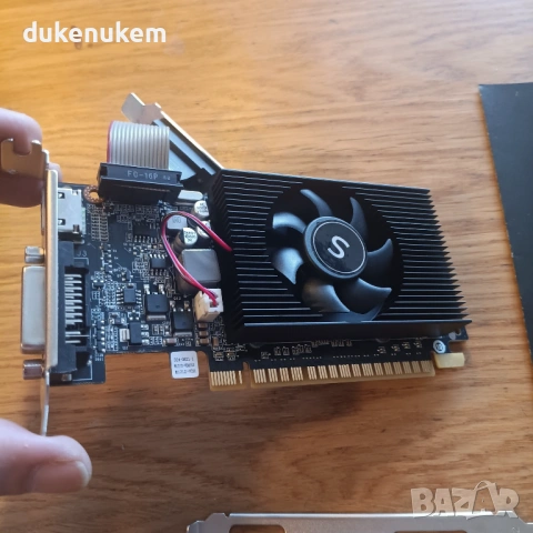Видеокарта Low Profile SAPLOS GT 210 – 1GB DDR3, HDMI / DVI / VGA, снимка 8 - Видеокарти - 53382321