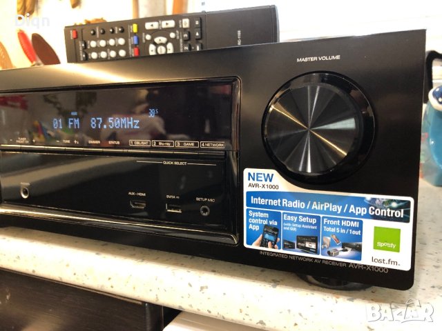Denon AVR-X1000, снимка 5 - Ресийвъри, усилватели, смесителни пултове - 42798554
