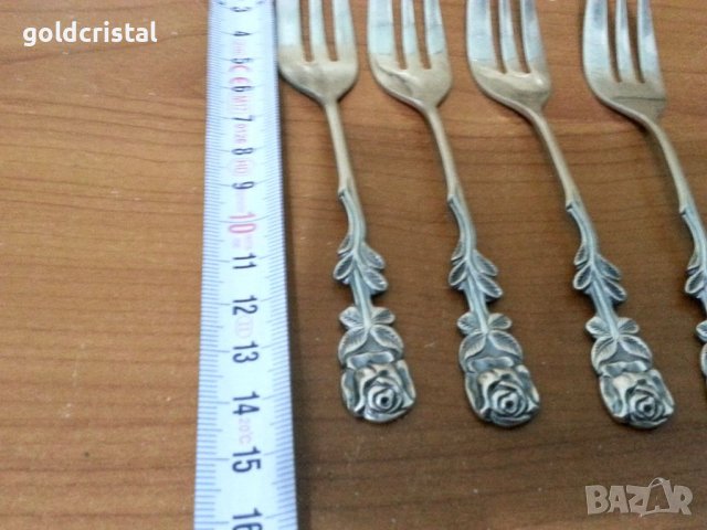 Немски посребрени вилички , снимка 2 - Антикварни и старинни предмети - 38583626
