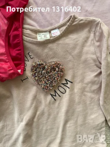 Лот дрешки за момиченце 4-5год, снимка 2 - Детски тениски и потници - 49516547