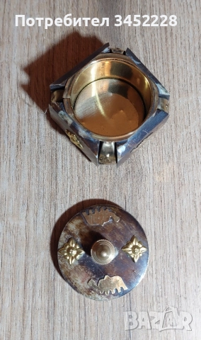 кутийка от кост и месинг за ценители , снимка 4 - Антикварни и старинни предмети - 52215906