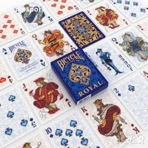 Карти за игра Bicycle Royal нови  , снимка 3 - Рулетки - 56310907