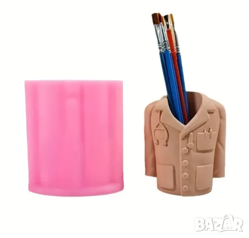 Молд кашпа лекарска престилка , снимка 6 - Форми - 49590663