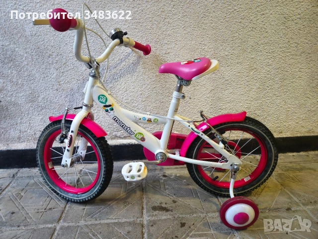 Детско колело/велосипед MONI 14 цола., снимка 2 - Велосипеди - 54175628
