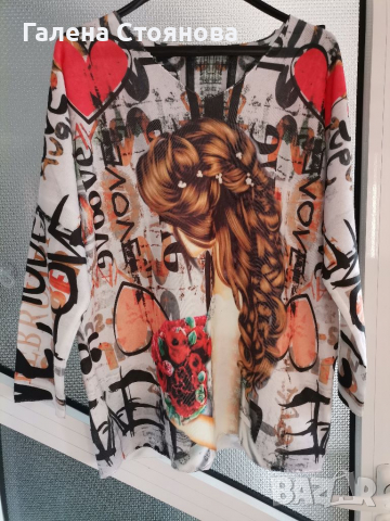 Дамски блузи, снимка 4 - Блузи с дълъг ръкав и пуловери - 36466849