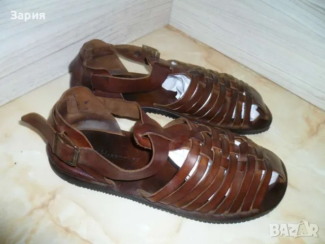 Ralph Harrison men's leather sandals №44, снимка 8 - Мъжки сандали - 56378933