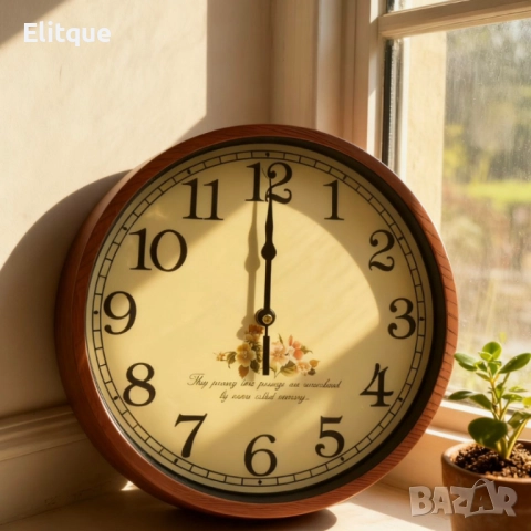 Стенен часовник Ø 25 см — стилен акцент за дома или подарък, снимка 5 - Други стоки за дома - 52629600