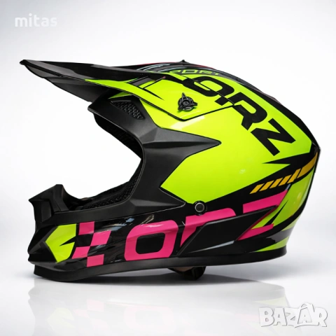 Кросова каска ORZ Sport, Full Face, DOT Сертификат, Размер: S; XL;, снимка 9 - Аксесоари за велосипеди - 51610532