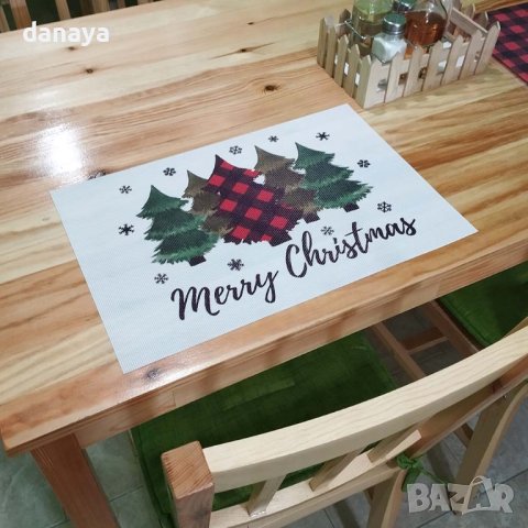4221 Коледна подложка за хранене, 45x30cm, снимка 4 - Декорация за дома - 42726046