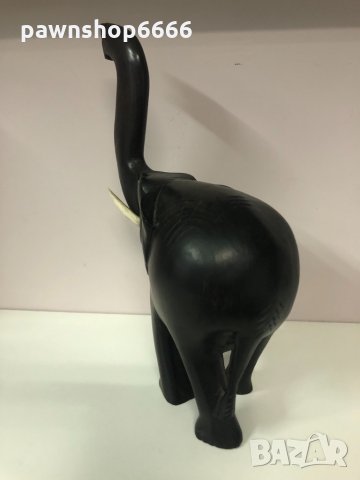 Дърворезба слонче от абаносово дърво, снимка 5 - Други ценни предмети - 35467419