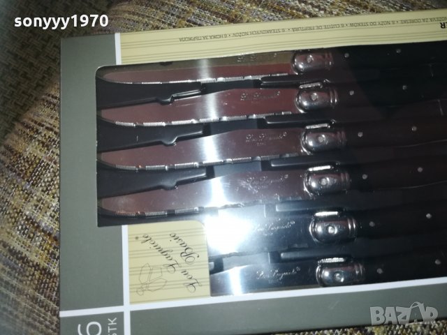 laguiole 6бр BLACK-knives france 2002211330, снимка 4 - Колекции - 31886749
