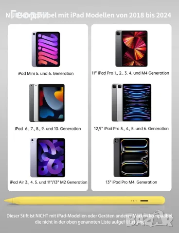 Стилус за Apple iPad, снимка 3 - Аксесоари за Apple - 56138006