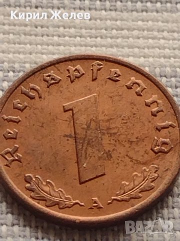 Монета 1 райхсфенинг 1937г. Германия Трети Райх с СХВАСТИКА за КОЛЕКЦИЯ 37758, снимка 3 - Нумизматика и бонистика - 42823609