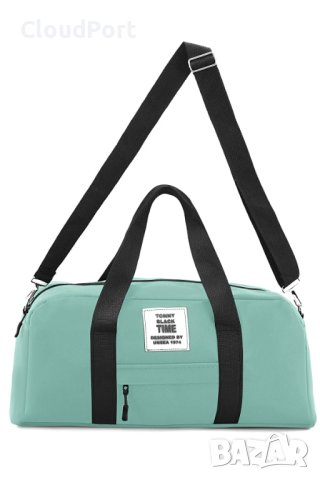 Чанта Unisex, За фитнес, пътуване, Tonny Black, Green, снимка 4 - Куфари - 40276116