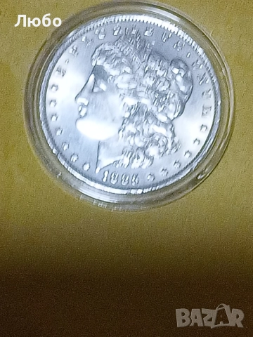 1 долар 1885г буква ,"О,", снимка 2 - Нумизматика и бонистика - 52179884