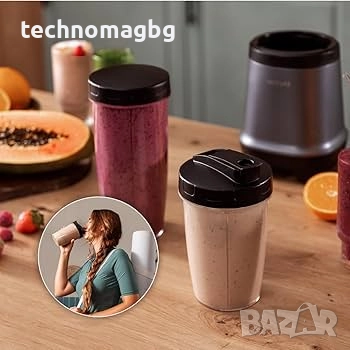 Блендер Cecotec Nutriblender Fusion, 1000W, с два съда – 900мл и 500мл, снимка 2 - Блендери - 52184798