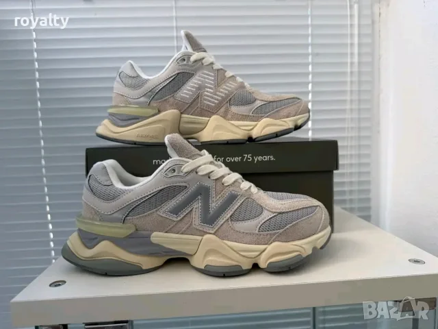 New Balance Grey Beige Нови Оригинални Мъжки Маратонки с Кутия Ню Баланс 