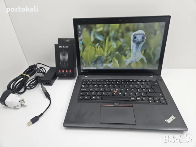 +ГАРАНЦИЯ! Touchscreen! Лаптоп Lenovo T450 Intel Core i5-5300U / 6GB RAM / 320GB HDD, снимка 3 - Лаптопи за работа - 50459072