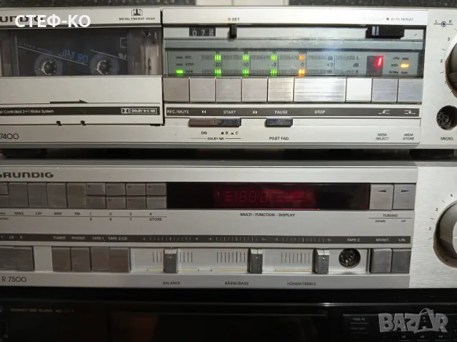 Grundig R7500,CF7400 - ресийвър и дек, снимка 6 - Ресийвъри, усилватели, смесителни пултове - 49484993