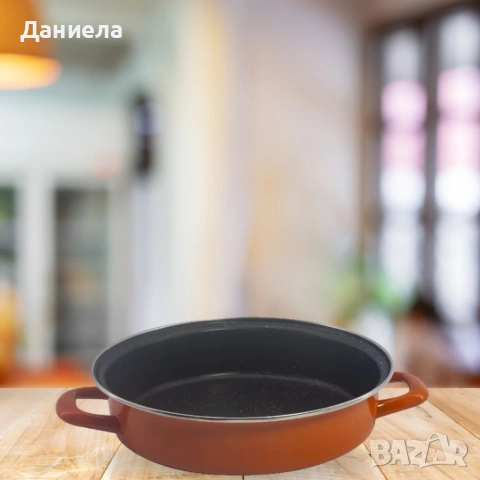 Тава Rosberg, различни размери, оранжева/въгл.стомана с незалеп.покр., снимка 2 - Съдове за готвене - 53073748