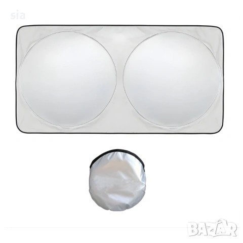 Сенник за предно стъкло, pop-up щора за кола, 140x70см