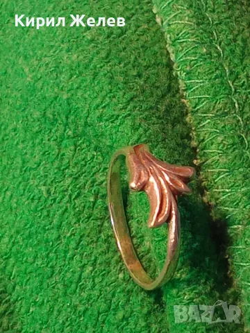 ИЗИСКАН ФЛОРАЛЕН СРЕБЪРЕН ПРЪСТЕН СРЕБРО 925 ФИНА РЪЧНА МАЙСТОРСКА АРТ ИЗРАБОТКА 27586, снимка 12 - Пръстени - 46231853