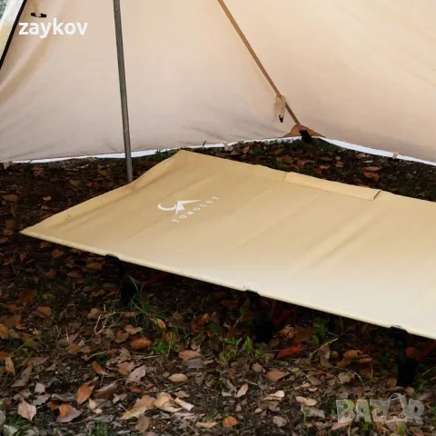 TOMOUNT Camp Bed, ултралеко сгъваемо легло, изработено от алуминий, снимка 3 - Къмпинг мебели - 49219096