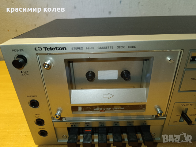 японски касетен дек "TELETON C380", снимка 3 - Декове - 44712515