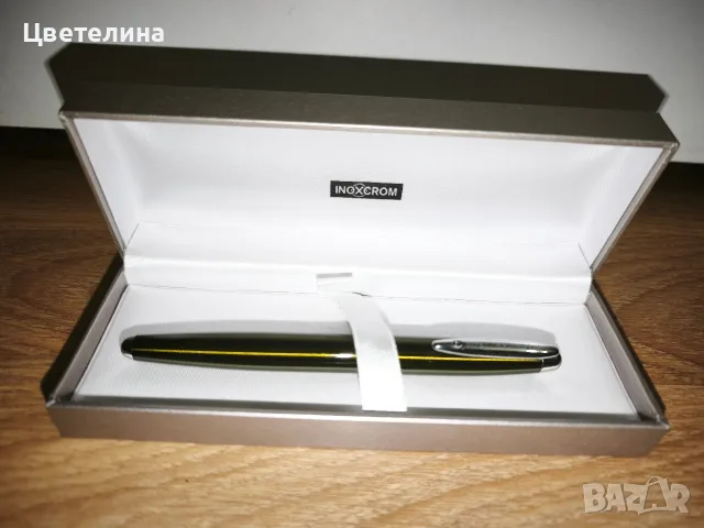 Химикалка Inoxcrom в цвят хамелеон тънкописец черен 