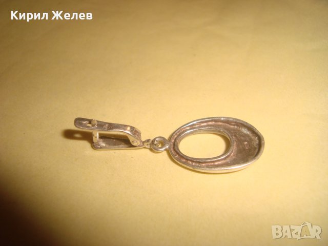 ИЗИСКАНА и СТИЛНА СРЕБЪРНА АР ДЕКО СТИЛ ОБЕЦА СРЕБРО 925 АНГЛИЙСКА ИЗРАБОТКА 32444, снимка 7 - Обеци - 38352306
