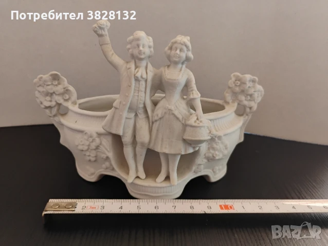 винтидж порцеланово кашпо за цветя, снимка 2 - Антикварни и старинни предмети - 51110502