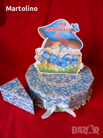 Картонена торта Алиса в страната на чудесата, снимка 7 - Други - 53049224