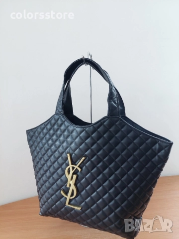 Луксозна Черна чанта YSL/SG151x, снимка 2 - Чанти - 51702989