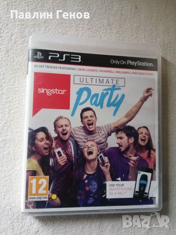 SingStar Ultimate Party за плейстейшън 3 , PS3 , playstation 3, снимка 1 - Игри за PlayStation - 38926912