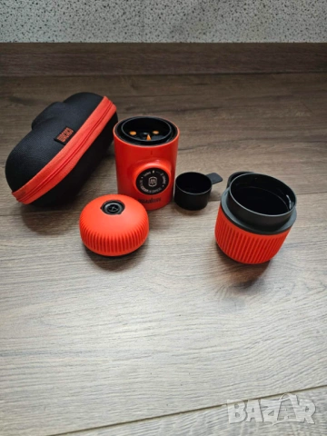 Кафемашина WACACO NANOPRESSO RED+CASE 80.00 ml, 18.00 bar, ЧЕРВЕН+ Твърд защитен калъф само за 70€, снимка 3 - Кафемашини - 54269646