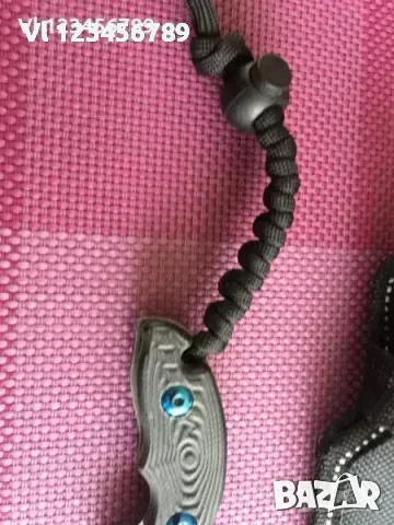 Нож /ПИРАТ/ тип ОЦЕЛЯВАНЕ - 55х120 мм,паракорд, снимка 4 - Ножове - 50772798