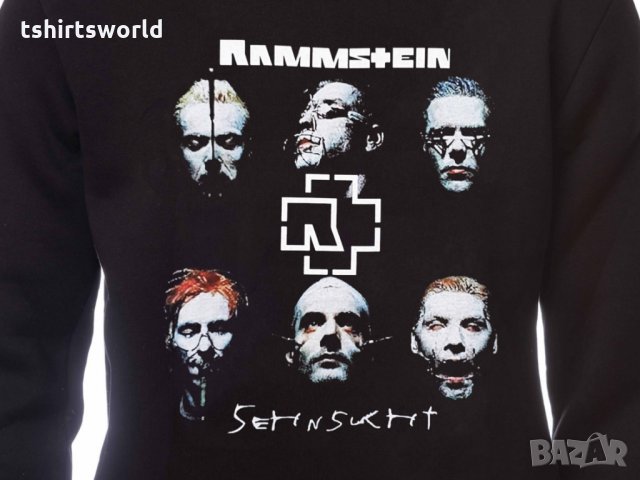 Нов мъжки суичър с дигитален печат на музикалната група Rammstein, Рамщайн - Sehnsucht, снимка 3 - Суичъри - 31912132
