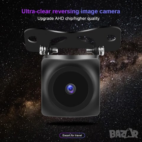 Камера за мултимедия, задно виждане, навигация, FHD, камера за кола, автомобил, заден ход, паркиране, снимка 2 - Аксесоари и консумативи - 39623618