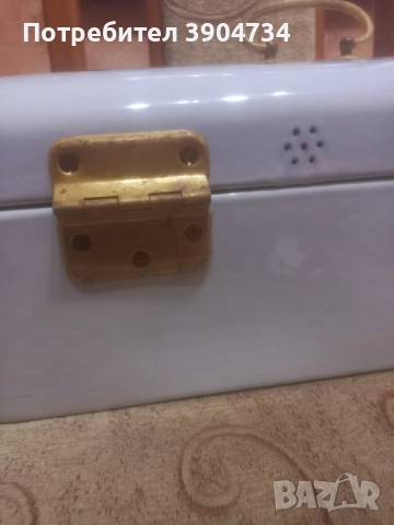 Емайлирана кутия хляб 1920г., снимка 11 - Антикварни и старинни предмети - 52049155