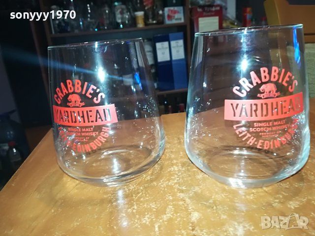 CRABBIES 2БР ЧАШИ ЗА УИСКИ 2911222025, снимка 4 - Колекции - 38844113